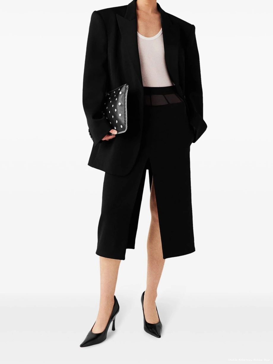Affordable Women skirt McCartney front-slit Stella midi 0413